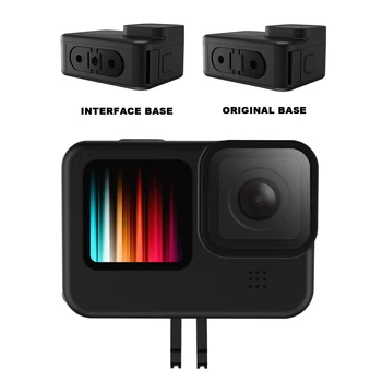 

Tripod Mount Adapter for Gopro Hero 9 Black Camera Dual Mount Base for 1/4 Tripod Gopro9 Action Camera Tripod Monopod Adapter