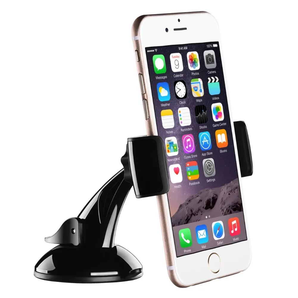 Mpow 2-in-1 Universal Car Mount Phone Holder Windshield Dashboard Air Vent GPS Holder For Car 360 Degrees Rotation Cheap Stand (8)
