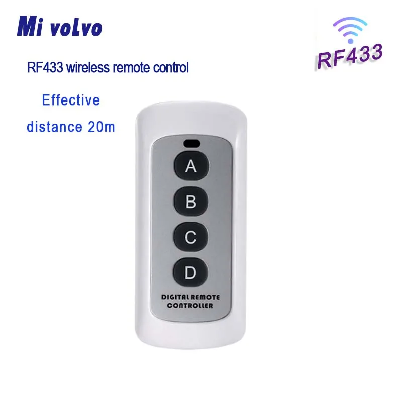 

RF433 remote control connection paired RF touch switch working effective distance 20m