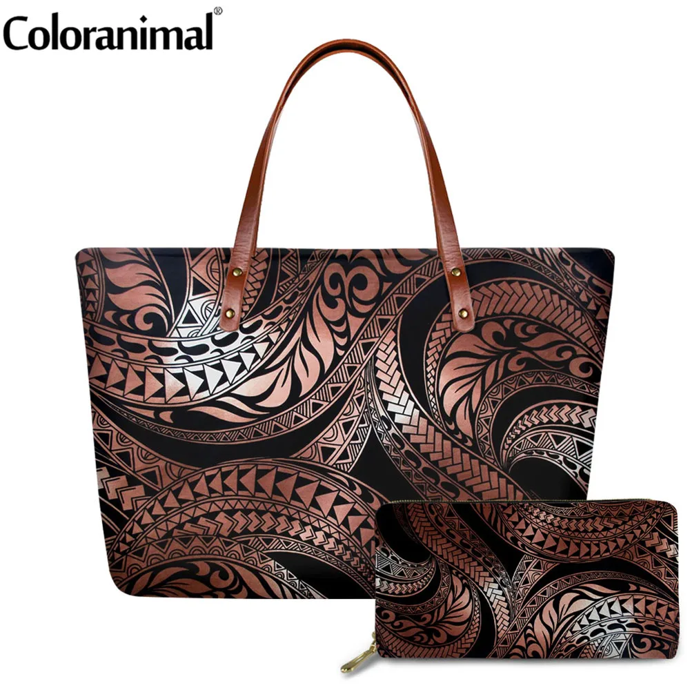 Женская сумка тоут из гавайской ткани с принтом|Сумки ручками| |