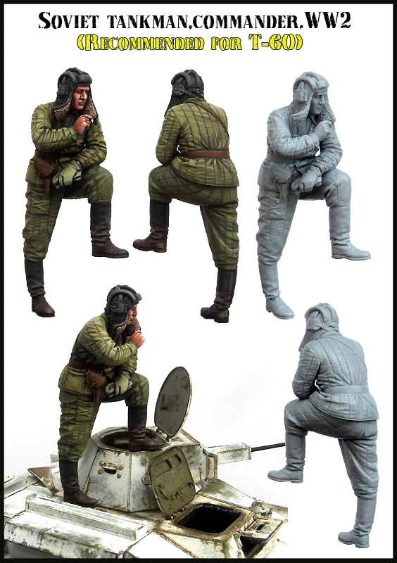 Tahk Model Soviet Heads #11 1/35 scale resin model accessories A-105 
