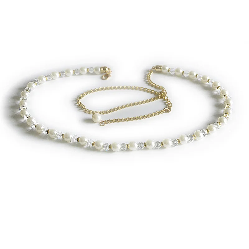 Женский пояс с бантиком и сердечком для свадебного платья металлической золотой