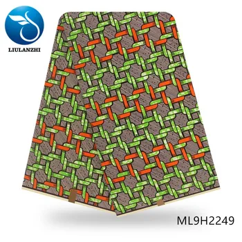 

LIULANZHI African 6 yards prints wax nigerian sewing wax material for dress 2020 latest african ankara fabric ML9H2243-55