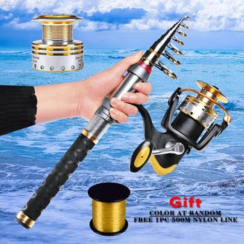 

Feeder Rod Fishing Carp Rod Set Telescopic Travel Surf Casting Carbon Trolling Fishing Reel and Line1.5-3.6m Monden New N6