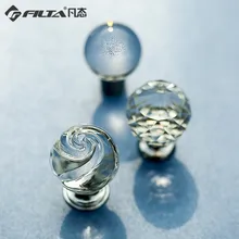 Хрустальный ящик с одним отверстием Ручка Маленькая Алмазная форма прозрачные мебельные ручки из сплава цинка дверная ручка европейский стиль Ambry ручка