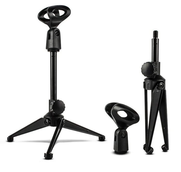 

Live Desktop Microphone Bracket Condenser Microphone Height Adjustable Holder of Microphone Desktop Tripod