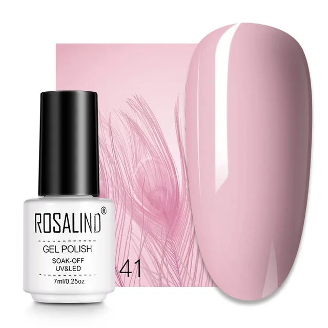 ROSALIND 7ML Nail Gel Polish Hybrid Varnishes All For Manicure Nails Art Base Top Coat UV Lamp Vernis Semi Permanent Varnishes RC41