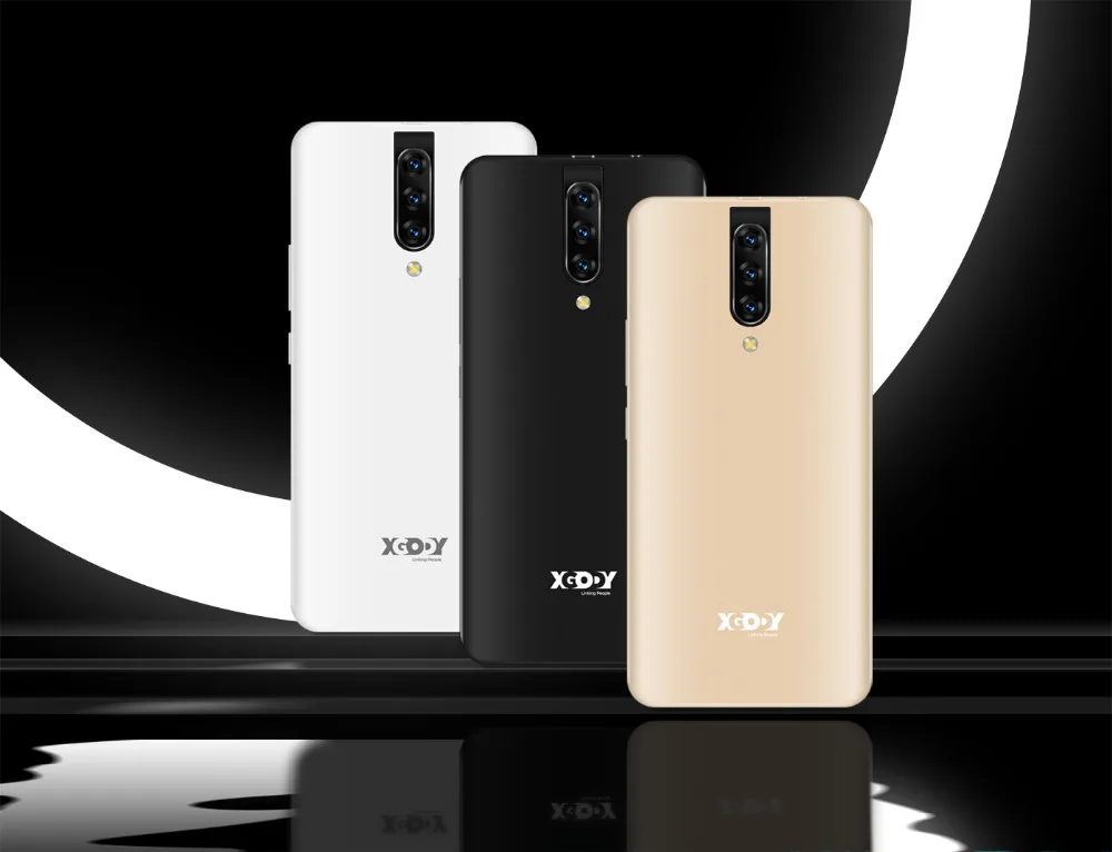 XGODY 4G смартфон 5," 18:9 Android 9,0 2GB Оперативная память 16 Гб Встроенная память MTK6737 4 ядра Dual Sim 5MP Камера 2800 мА/ч, чехол для мобильного телефона