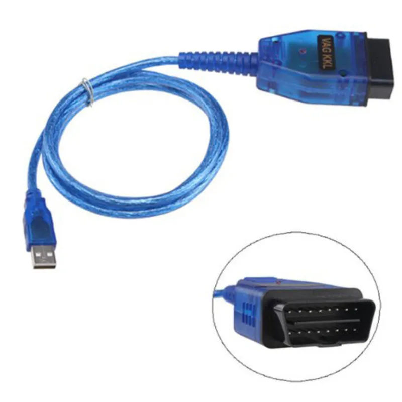 Автомобильный USB Vag Com кабель интерфейса KKL VAG COM 409 1 OBD2 II OBD диагностический сканер