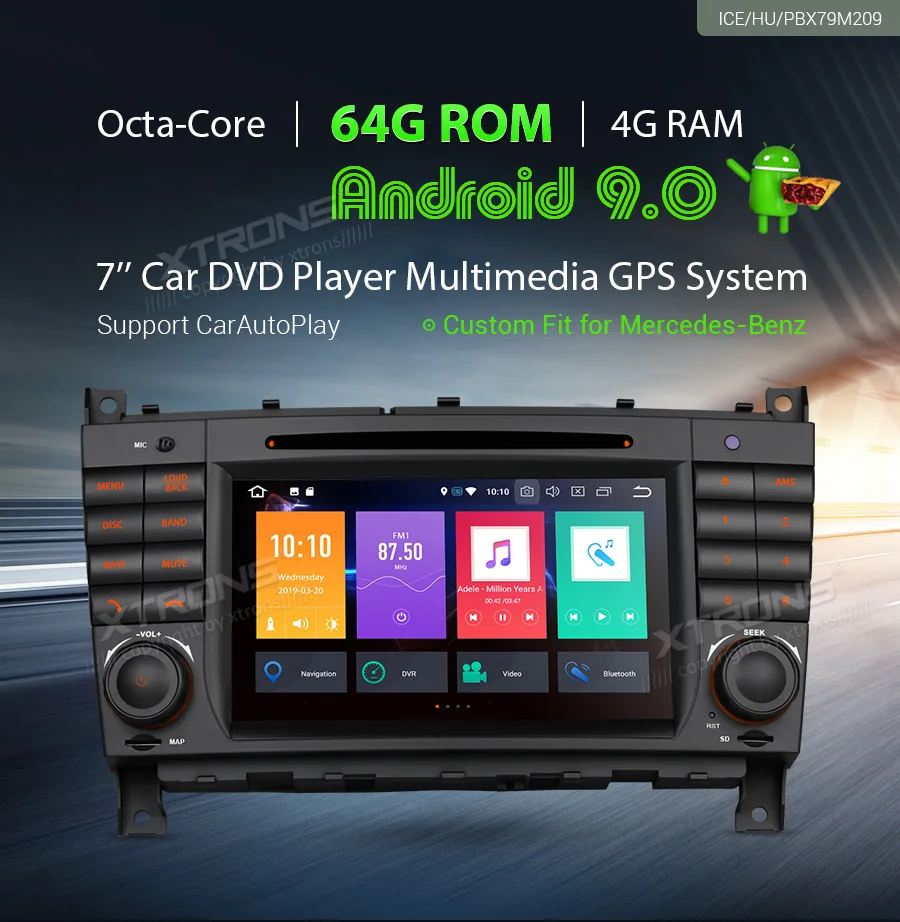 Best 7" Android 9.0 OS Car DVD Multimedia Navigation GPS Radio for Mercedes-Benz G-Class W463 2006-2008 & CLK-Class W209 2005-2006 1 Best 7" Android 9.0 OS Car DVD Multimedia Navigation GPS Radio for Mercedes-Benz G-Class W463 2006-2008 & CLK-Class W209 2005-2006 1