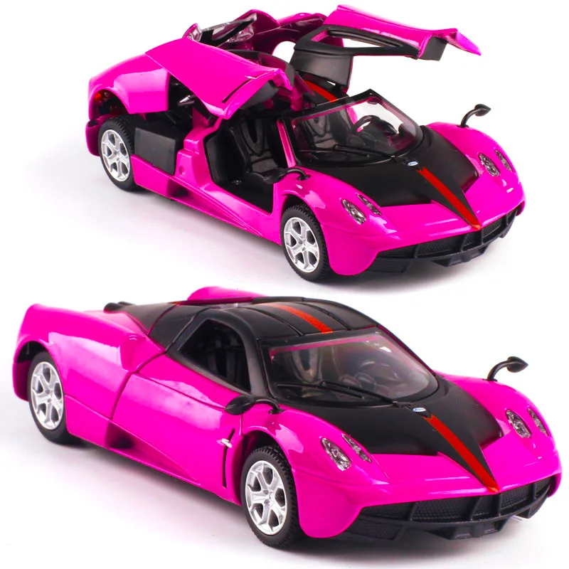 

1:32 Diecast Alloy Sports Car Model Toys High Simulation Vehicles Collection Traffic Artwork Sound and light Children's Gifts