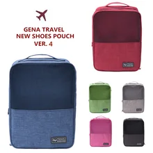 Ткань Оксфорд 3 Слои дорожная сумка для хранения обуви 6 цветов Водонепроницаемый сумка для хранения