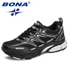 BONA 2022 New Designers Action Leather Mesh Running Shoes  Men Large Size Sneakers Sport Shoes Man Walking Jogging Footwear ► Photo 2/6