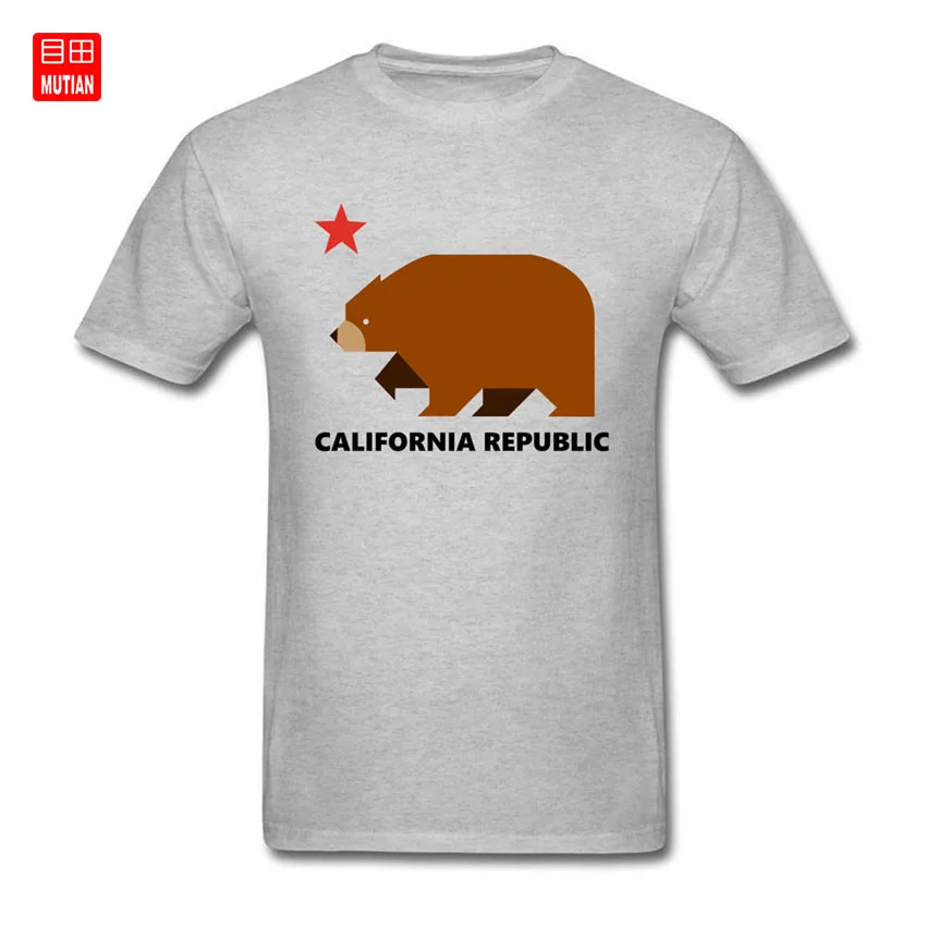 Футболка для мужчин из Калифорнийской Республики новинка 2018 модная повседневная