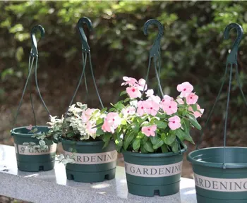 

2PCS Garden Plant Pot Hanger Basket Hanging Planter Flower Plants Holder Gifts Plant Hanger Flower Pot Garden Holder