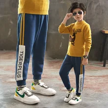 Штаны для мальчиков осенняя одежда вельветовые брюки для больших мальчиков повседневные спортивные штаны на весну и осень для мальчиков 15 лет