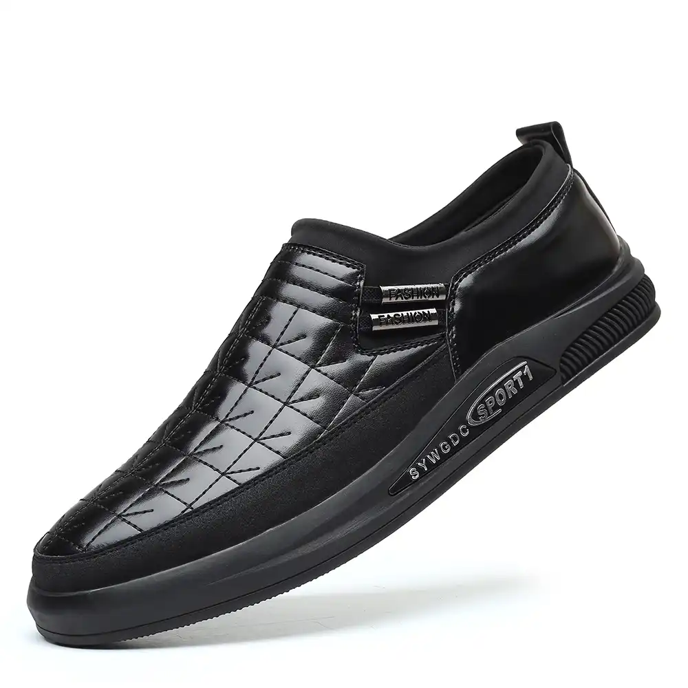 black business casual sneakers