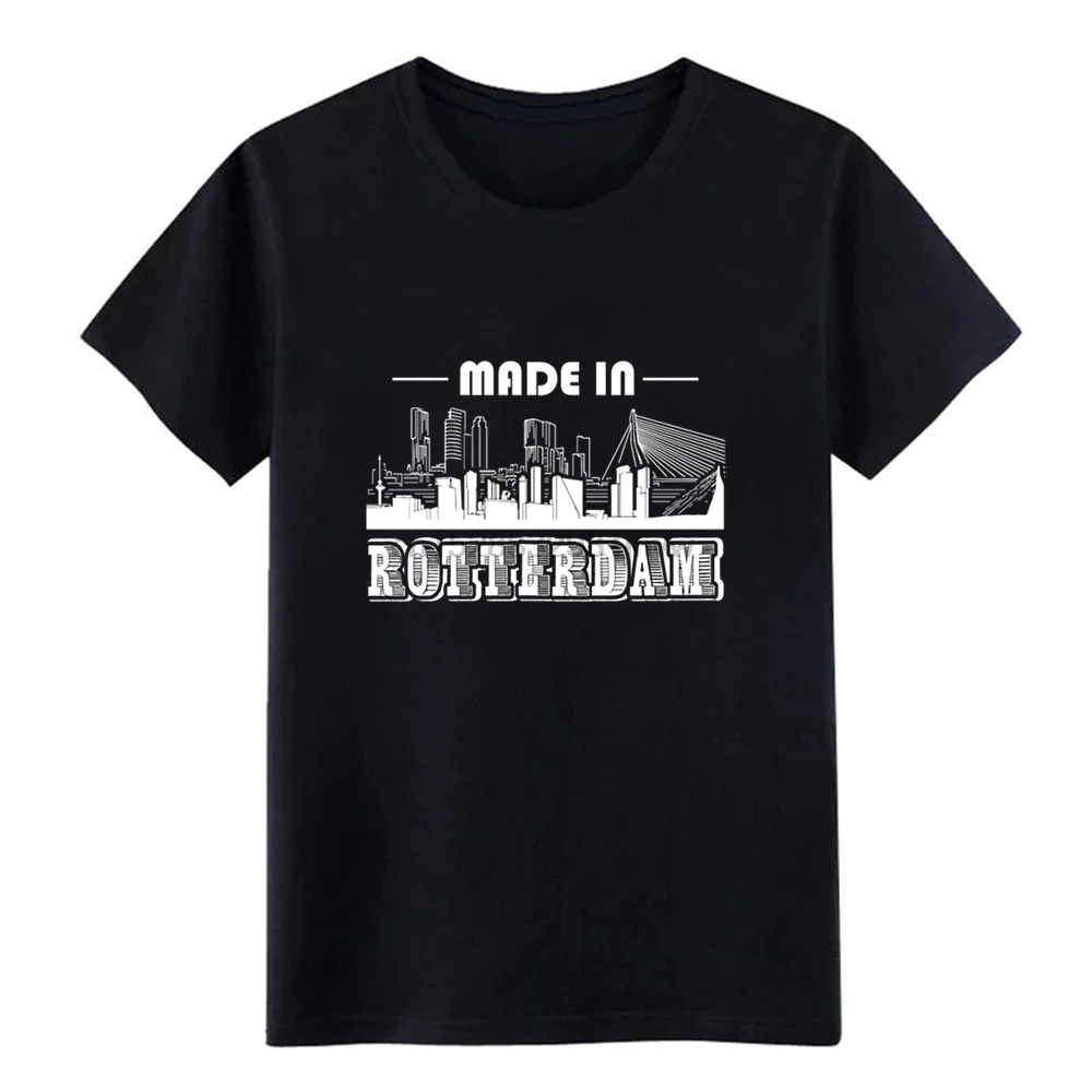 Men Made In Rotterdam Shirt T Custom 2019 New Casual Creative Short Sleeve Tee Shirts Silk Screen | Мужская одежда