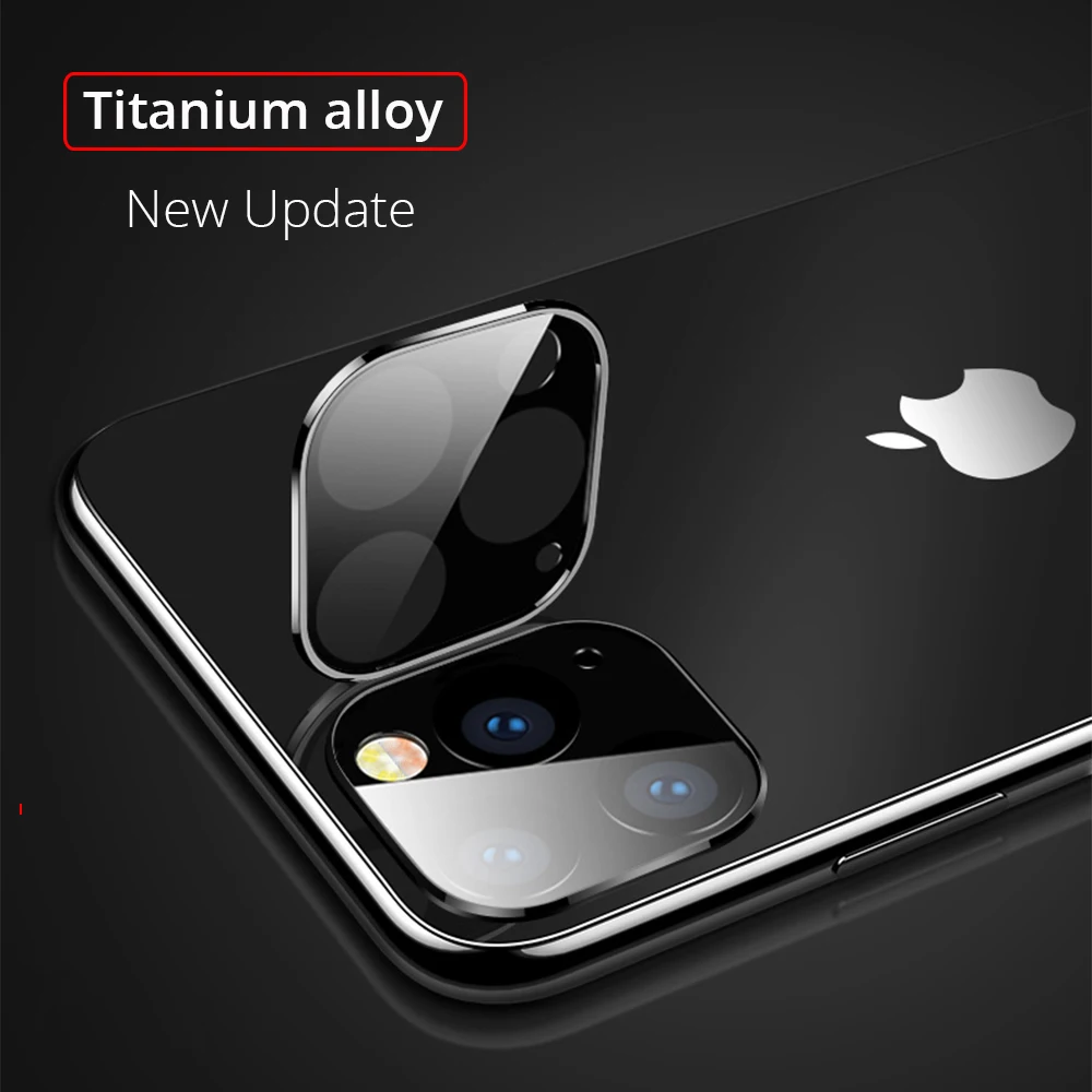  Cemera Objektiv Glas Für IPhone 11 pro Max Kamera Screen Protector Titan Legierung Metall Kamera Le