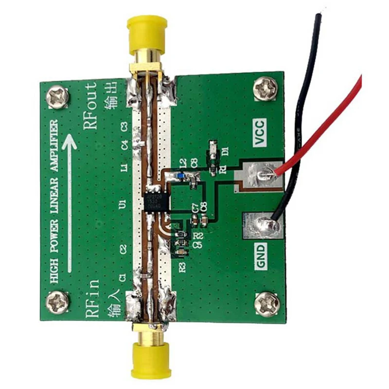 

Best RF2126 2.4GHZ Broadband RF Power Amplifier 400M-2700MHZ 1W for WIFI Bluetooth Ham Radio