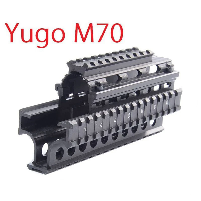 Sinairsoft юго M70 AK Quad рельсы для 47/74 Охота Стрельба тактический пистолет Rail рейку с 6