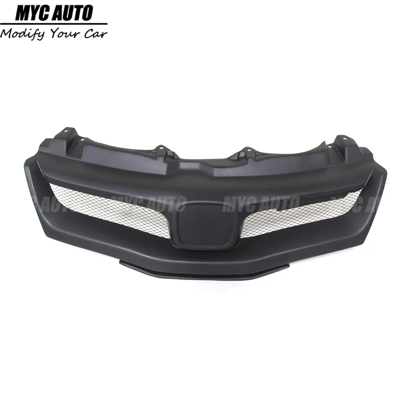 Передняя решетка для Honda Civic FN FK FN2 TYPE R 2006 2007 2012 из углеродного волокна и