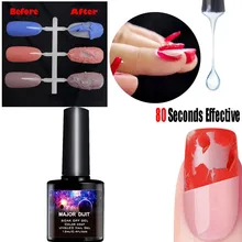 Гель-лак для ногтей основа и верхнее покрытие не легко царапается лак для ногтей естественное Разрывное удаление обертывания жидкость для гель УФ ногтей Y807