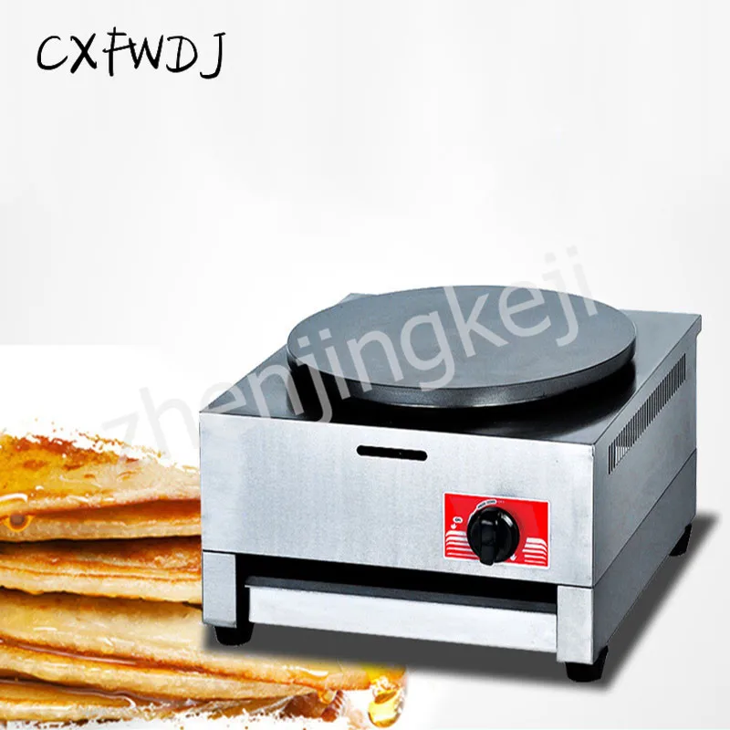 DE-1A Single Head Gas Class Cooker Pancake Fruit Electric Pancake Machine Fried Pancake Crepe Machine Oven