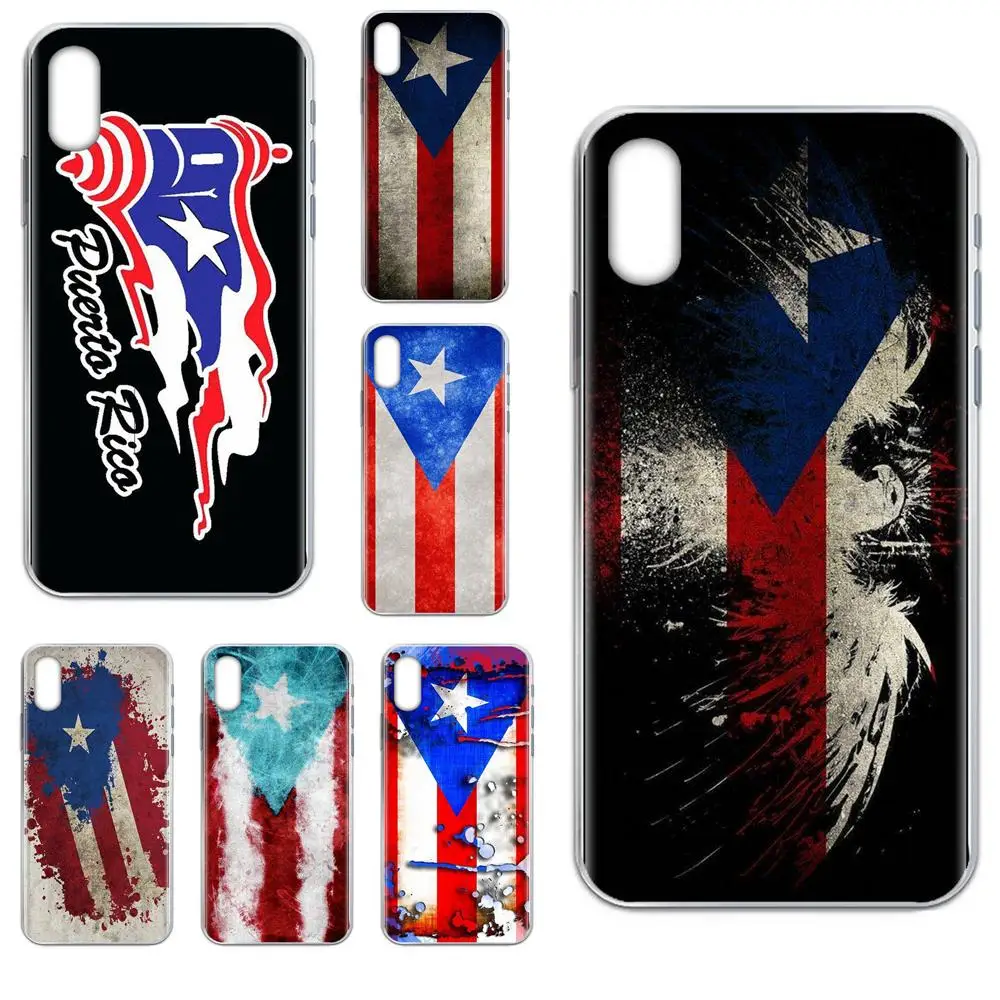 Флаг Пуэрто-Рико для Samsung Galaxy J8 J7 J6 J5 J4 J3 J2 prime pro core 2018 2017 2016 2015 Мягкий ТПУ на заказ