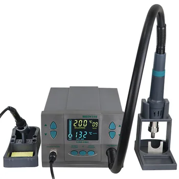 

Yaogong 862DW 2-in-1 good quality Lead-free Smart Hot Air Gun Desoldering Station High Power / High Air Volume Voltage