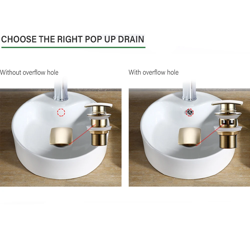 Brass Basin Sink Pop-Up Drainage Square Antifouling Easy To Clean Kitchen Pipe Bathroom Accessories basin sink drain basin drain stopper bathroom sink stopper bathroom sink plug washbasin drain plug
