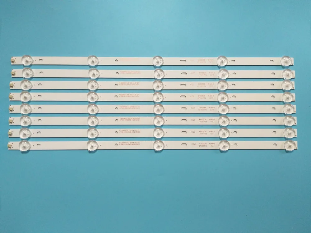 LED Backlight Strip - Compatible with 43PFT4001, 43PFT6100, 43PHT4001, 4708-K420WD-A3213K01, K420WD7, TH-43D580C, K430WD7 -A1213K04 Description Image.This Product Can Be Found With The Tag Names Computer Cables Connecting, Computer Peripherals, Led backlight strip, PC Hardware Cables Adapters