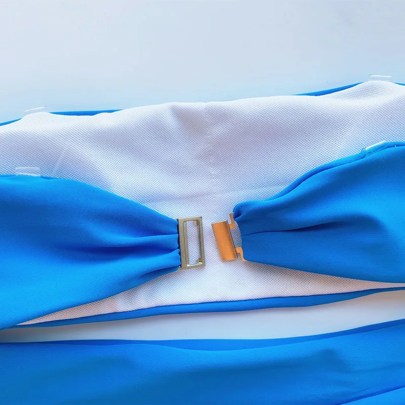 Solid Cross Bandage Bikini Swimwear Women Knotted Bathing Suit Female Tie-waist Swimsuit High Cut Beachwear Two Kinds Of Wearing Solid Cross Bandage Bikini Swimwear Women Knotted Bathing Suit Female Tie-waist Swimsuit High Cut Beachwear Two Kinds Of Wearing