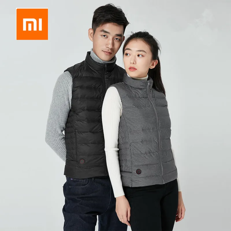 Xiaomi mijia Графен электрический USB теплый задний гусиный пуховый жилет куртка с подогревом гоночное пальто Лучшее для зимы от xiaomi youpin