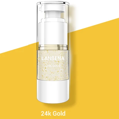 LANBENA Magic Invisible Pore Makeup праймер основа эссенция основа для предварительного макияжа Увлажняющий контроль жирности отбеливание сглаживающий корректор - Цвет: 24k Gold