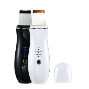

Ultrasonic Ion Facial Cleaner Cleansing Spatula Peeling Vibration Blackhead Removal Exfoliating Face Skin Scrubber Rechargeable