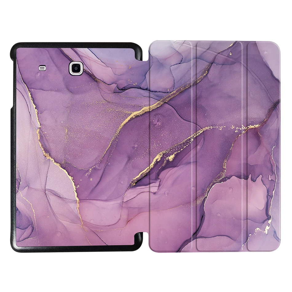 SS11 MTT чехол для samsung Galaxy Tab E 9,6 ''T560 T561 SM-T561 T565 Funda откидной трехслойный чехол из искусственной кожи с мраморной текстурой для планшета - Цвет: SS11