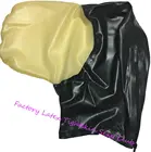 women latex rubber mask breath