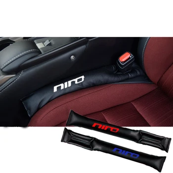 

2pcs Faux Leather Fillers Spacer Filler Slot Plug Car Seat Gap Pad for Kia Niro Car Accessories