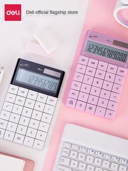 

Desktop Calculator Students Solar Portable Small Calculator Exam Candy-Colored Accounting Dedicated Tool Big Button