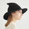 New Fashion Knitting Autumn Winter Bucket Hats Halloween Witch Hat Women Wool Knit Hat Gifts Funny Pointed Hat Fisherman Hat ► Photo 1/6