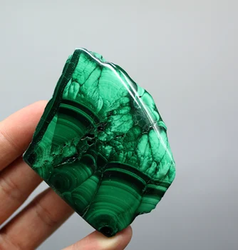 

146g Natural green malachite polished mineral specimen slice rough stone quartz Stones and crystals Healing crystal