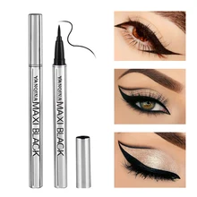 Черная жидкая Водонепроницаемая подводка для глаз Подводка для глаз Высокая Пигмент стойкий макияж подводка для глаз Косметика инструменты дропшиппинг