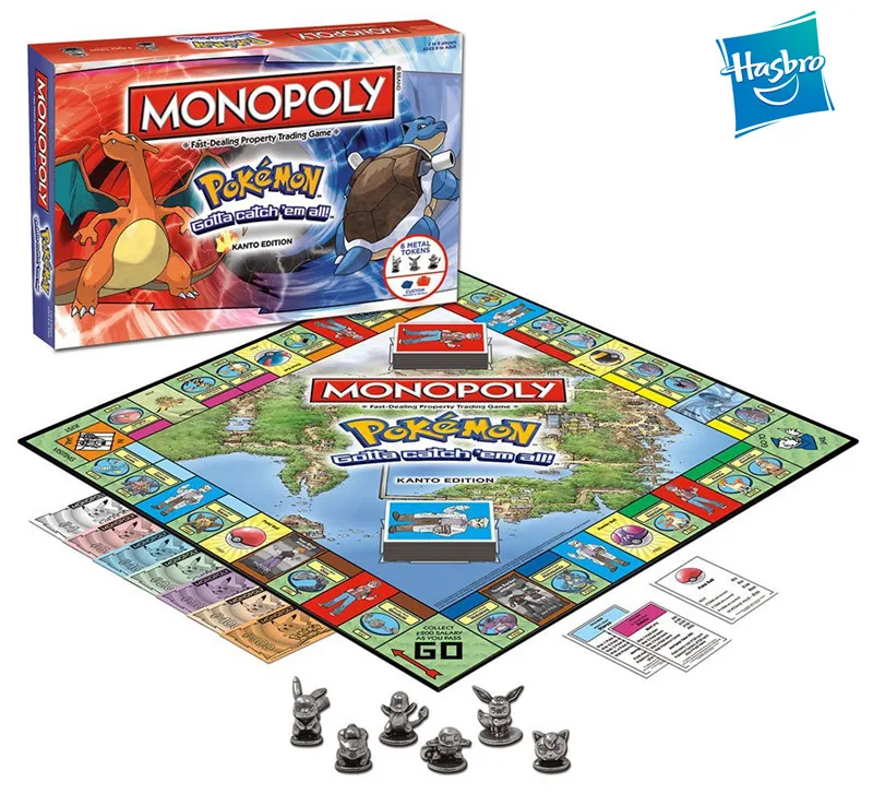 Imagen de Hasbro Monopoly Pokemon Monopoly Collector's Edition Board Games Adult Interactive Family Games Educational Toys