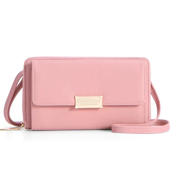 

Women PU Phone Pouch Credit Card Holder Crossbody Shoulder Bag Small Handbag