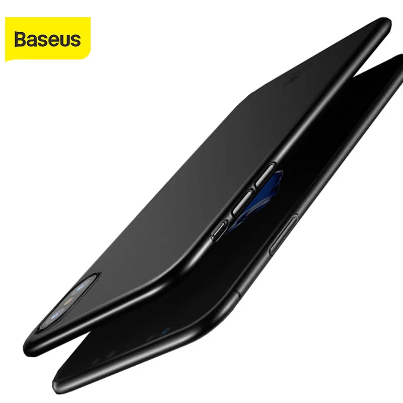 Baseus роскошные чехлы для телефонов iPhone X Сверхтонкий чехол из ТПУ защитный |