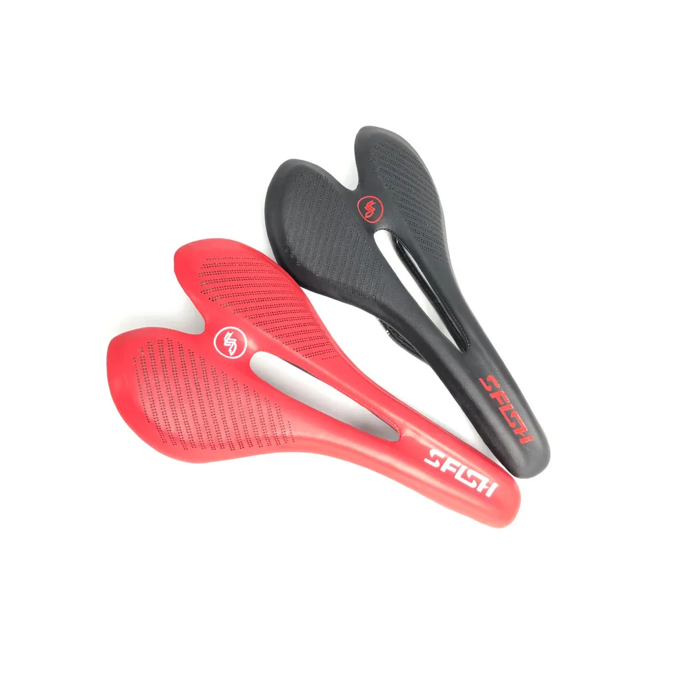 

Ultra-light full carbon fiber mountain road bike saddle packing PU leather and EVA seat cushion bicycle seat leather saddle
