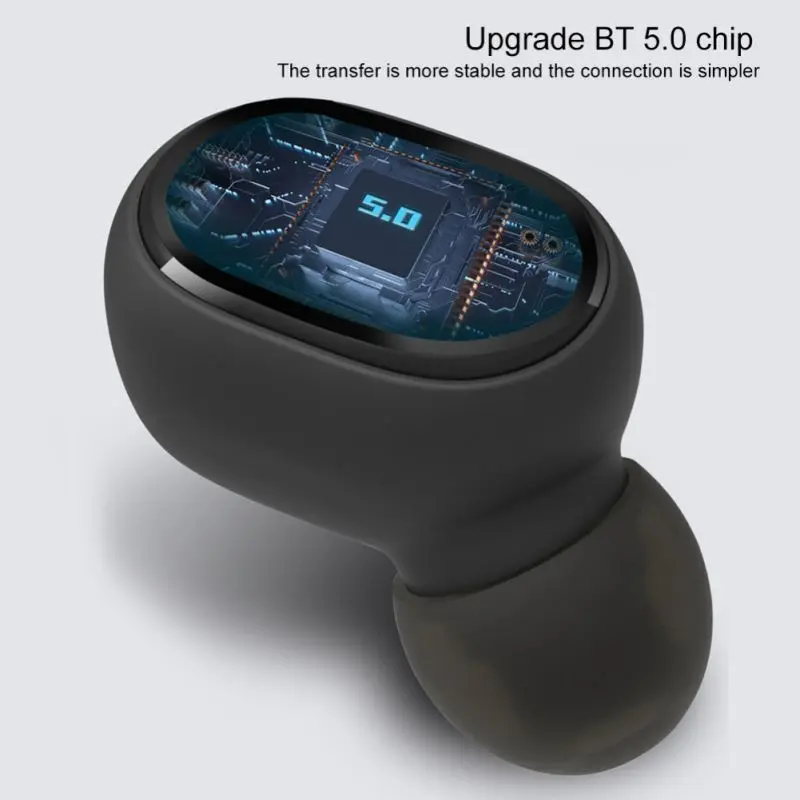 Наушники E6S Bluetooth 5,0, беспроводные наушники, интеллектуальный цифровой дисплей, чехол для зарядки, гарнитура с шумоподавлением, микрофон