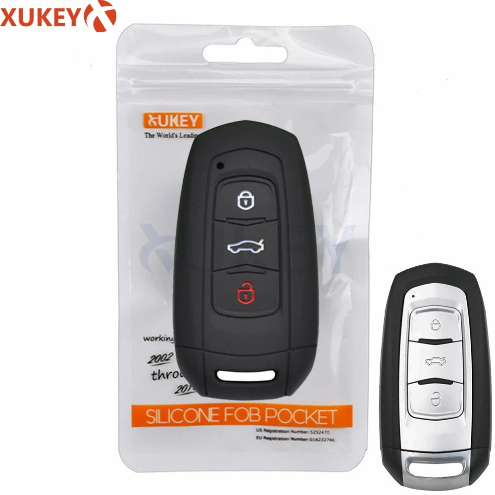 Силиконовый чехол для ключей брелок Geely emgrand EC7 EC718 EC715 Global Hawk GX7 с дистанционным