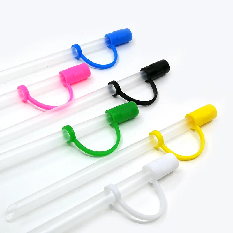 Pvc Silicone Straw Tips Straw Sealing Tools Drinking Dust Splash